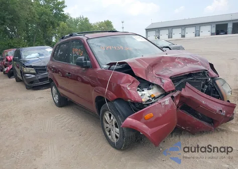 2009 Hyundai Tucson Gls из США, поврежденный, VIN KM8JM12B79U961306